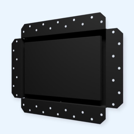 3020SGR ERA Решетка вентиляционная SGR 300х200 окраш.сталь Matt black